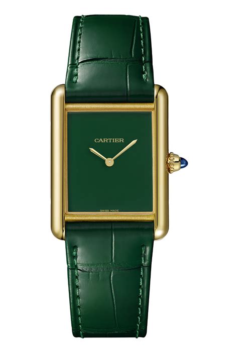 cartier tank grün